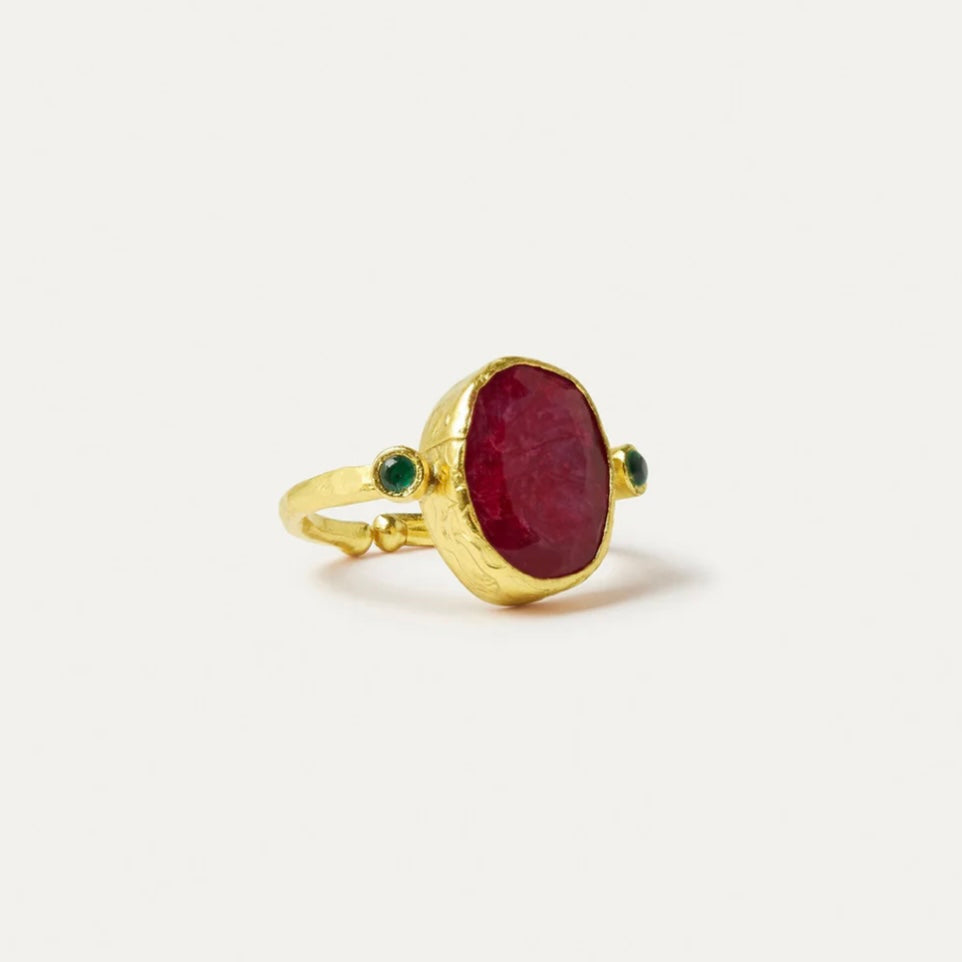 Lucia ring by ottoman hands ruby