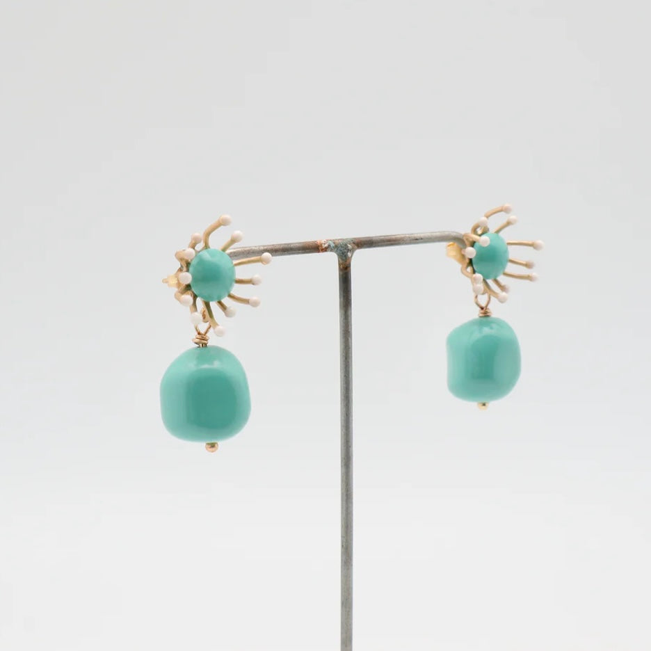 Ambra Earrings Turquoise