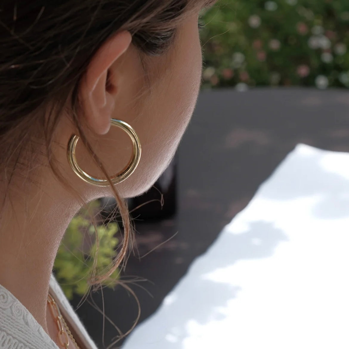 Voyager vermeil Hoops