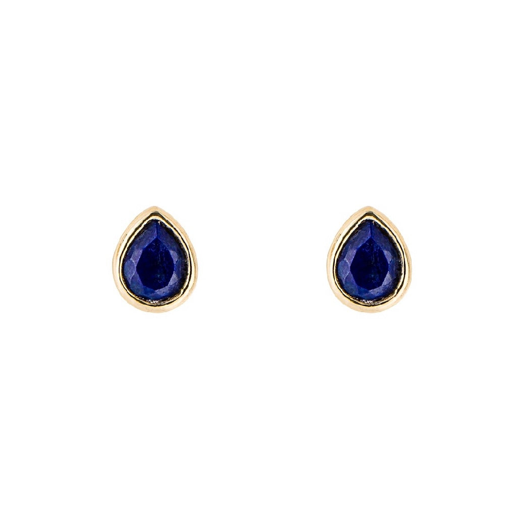 Lapis Lazuli Birthstone Studs