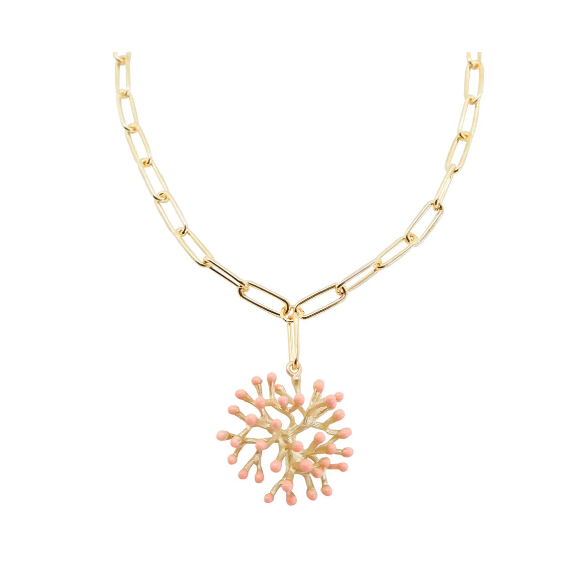 Gaia Necklace Coral