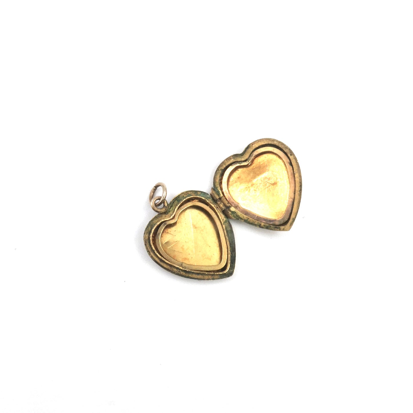 Ornate vintage locket, an engraved locket in a heart shape, back and front heart locket.