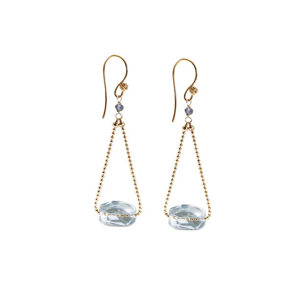Floating Nugget Earrings