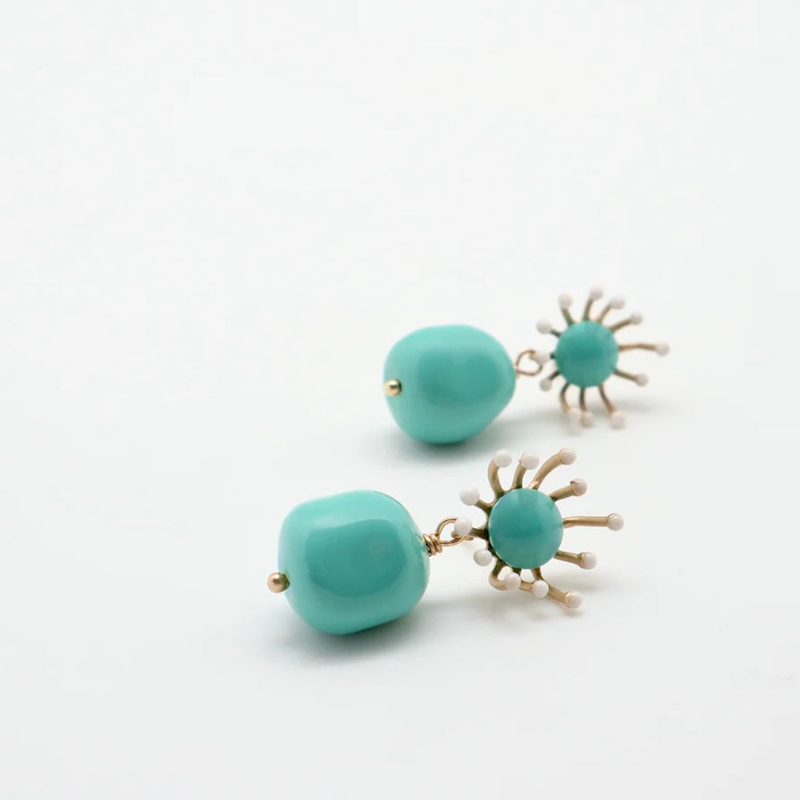 Ambra Earrings Turquoise