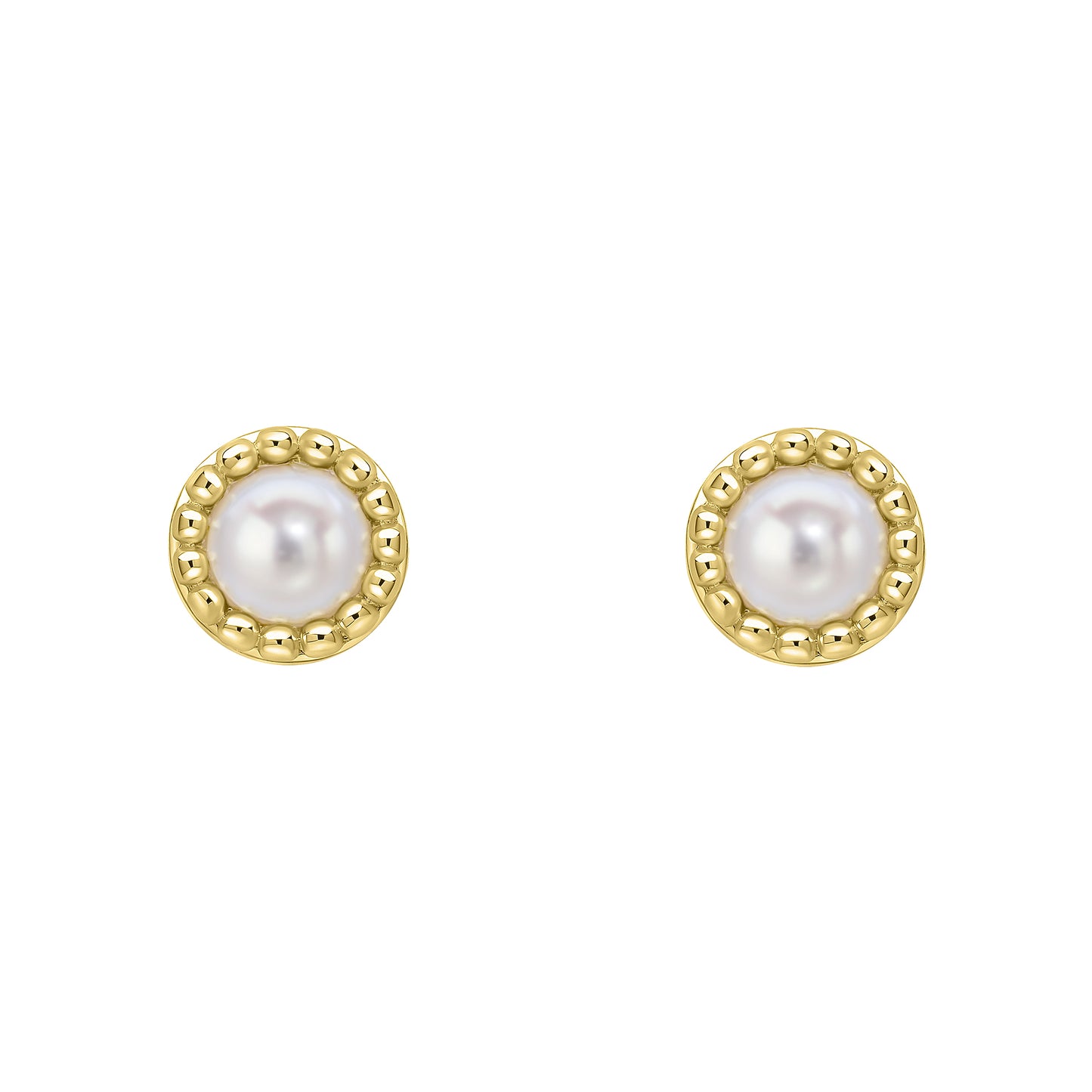 Pearl Studs for a June Birthday.