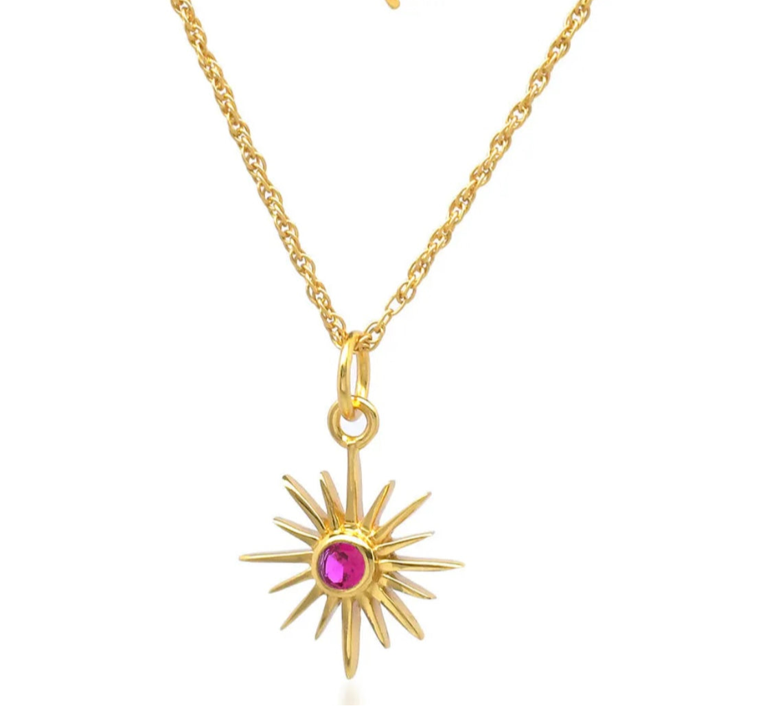 Felicity Necklace Fuschia