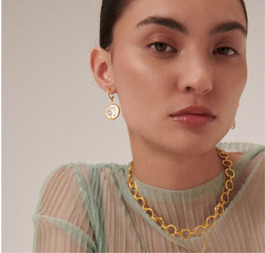 Demeter Mixed Metal Hoop