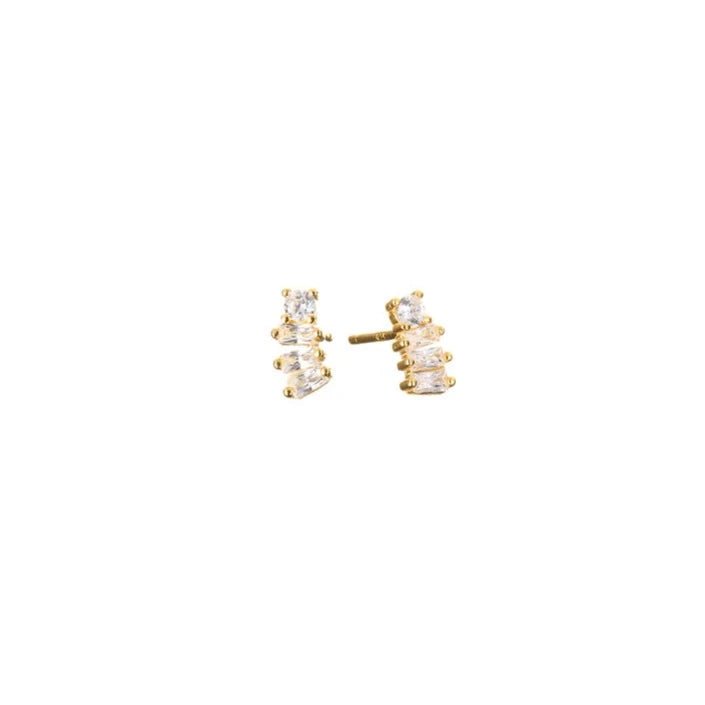 Baguette stud by Mary K - Collected