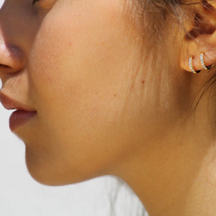 Mini opal Huggies - Collected