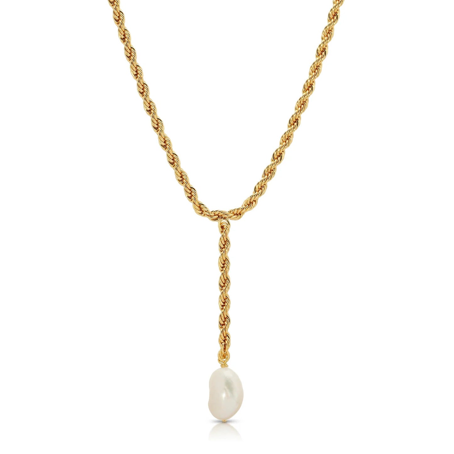 Pearl Lariat Necklace - Collected