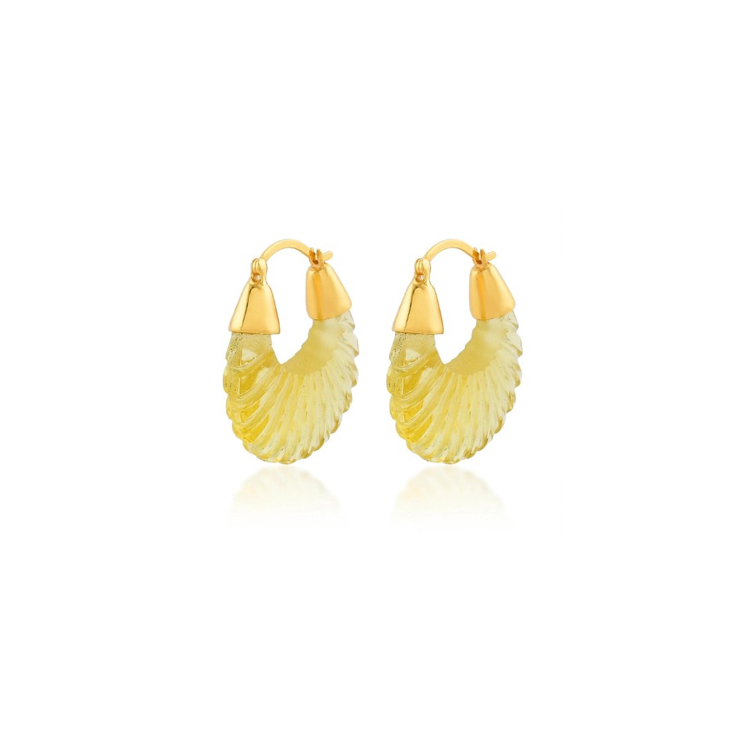 Shyla Etienne Earrings Lemon - Collected