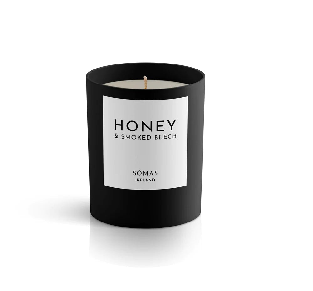 Honey & Smoked Beech Candle. - Collected