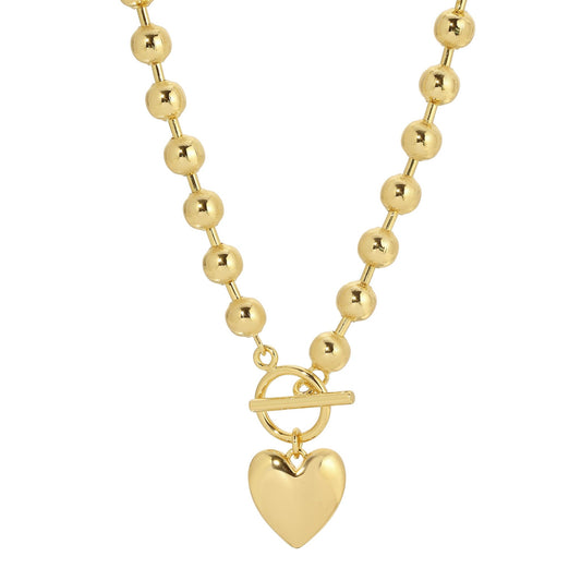 La Bebe Heart Necklace with a Toggle closure. - Collected