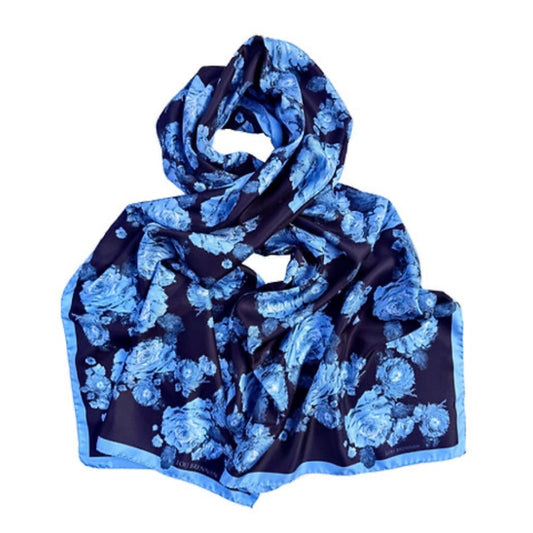Silk Twill scarf Dublin Rose'