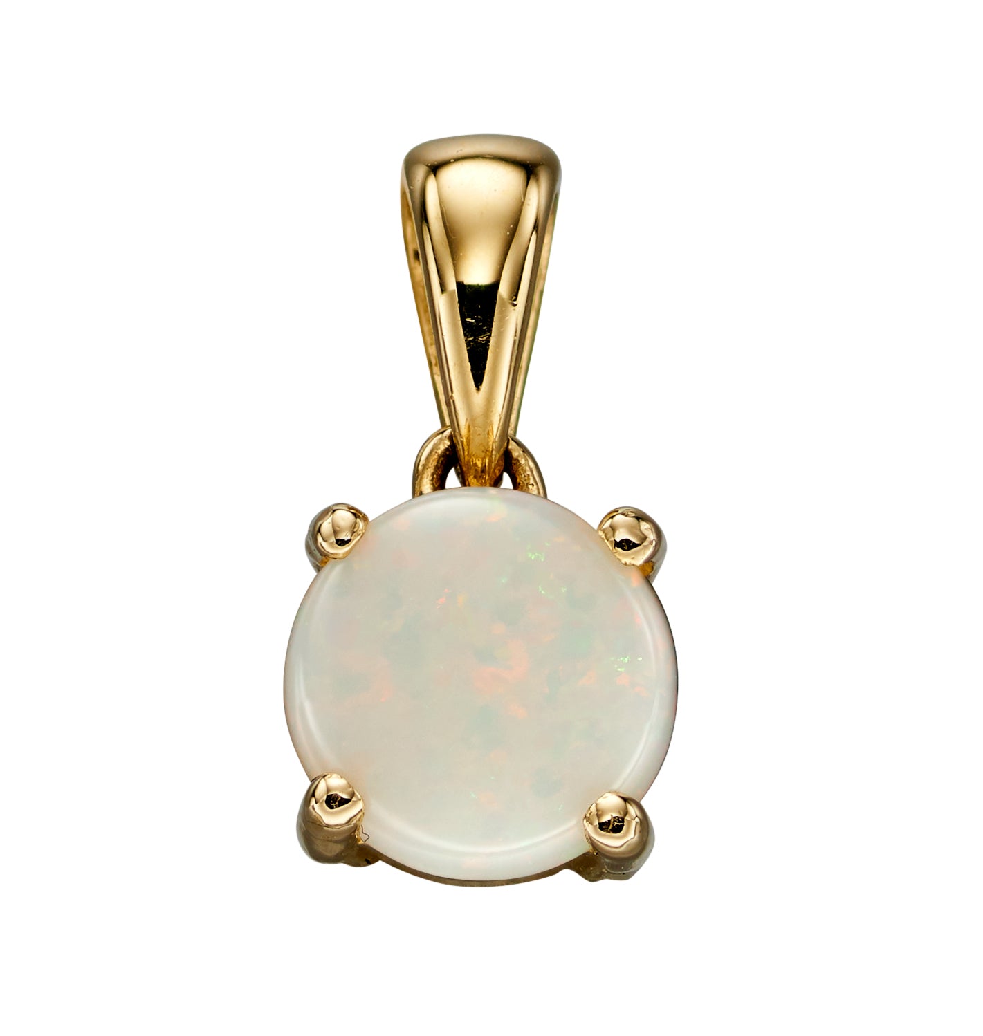 A 9kt gold Opal Pendant, Birthstone for October