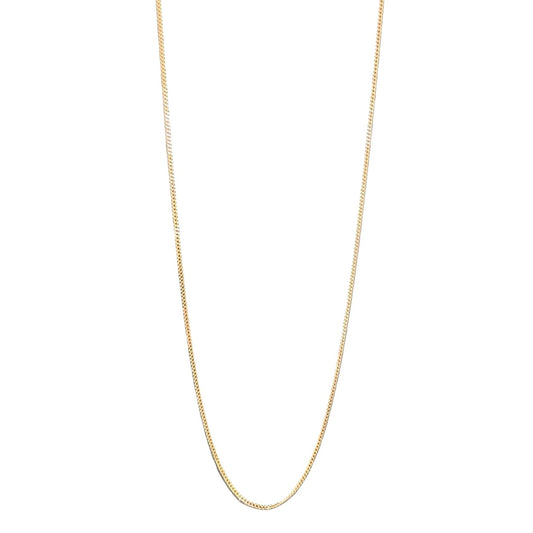 9kt gold curb chain  46cm