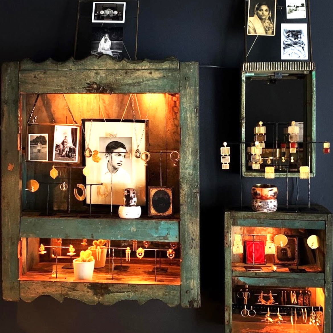 Enamel Hoops Small Lotus