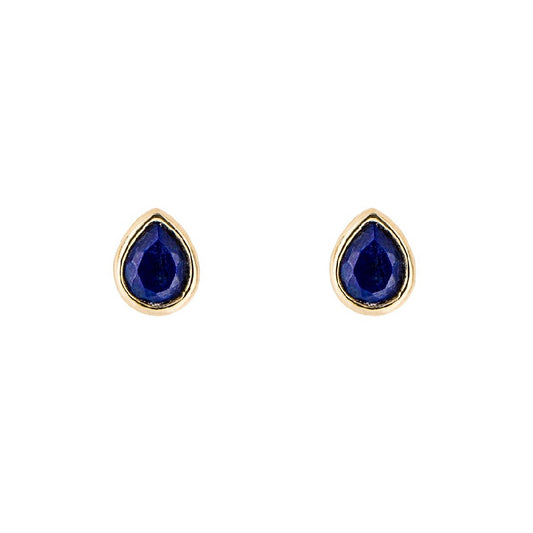 Lapis Lazuli Birthstone Studs