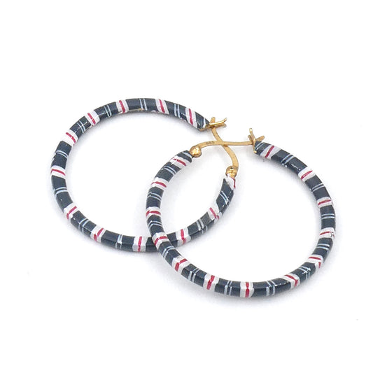 Enamel Hoops Striped Large