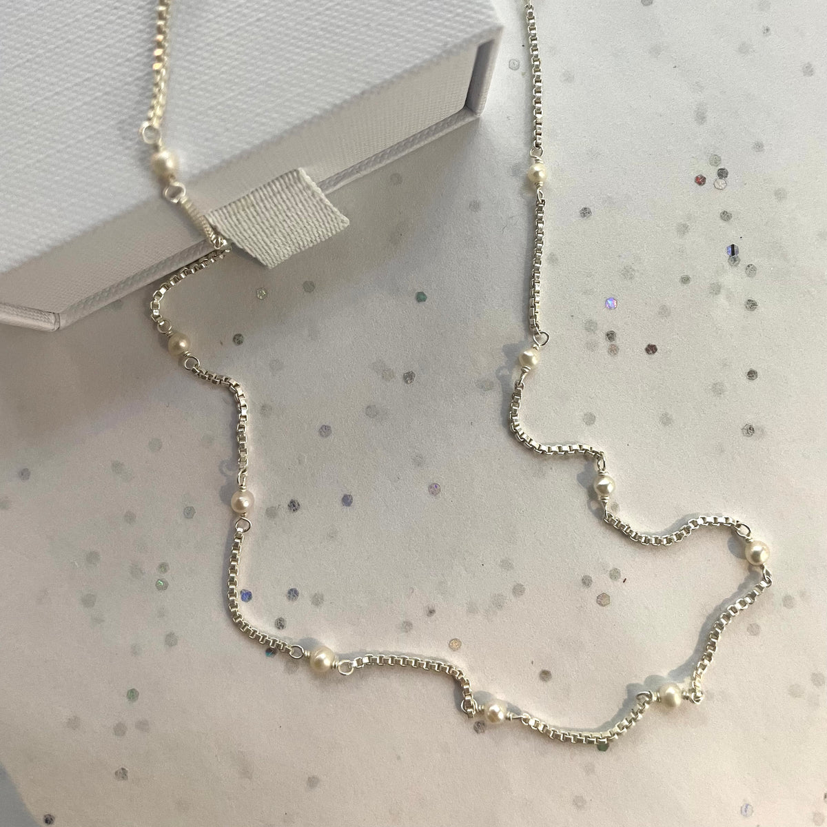 Venus Necklace with Pearls