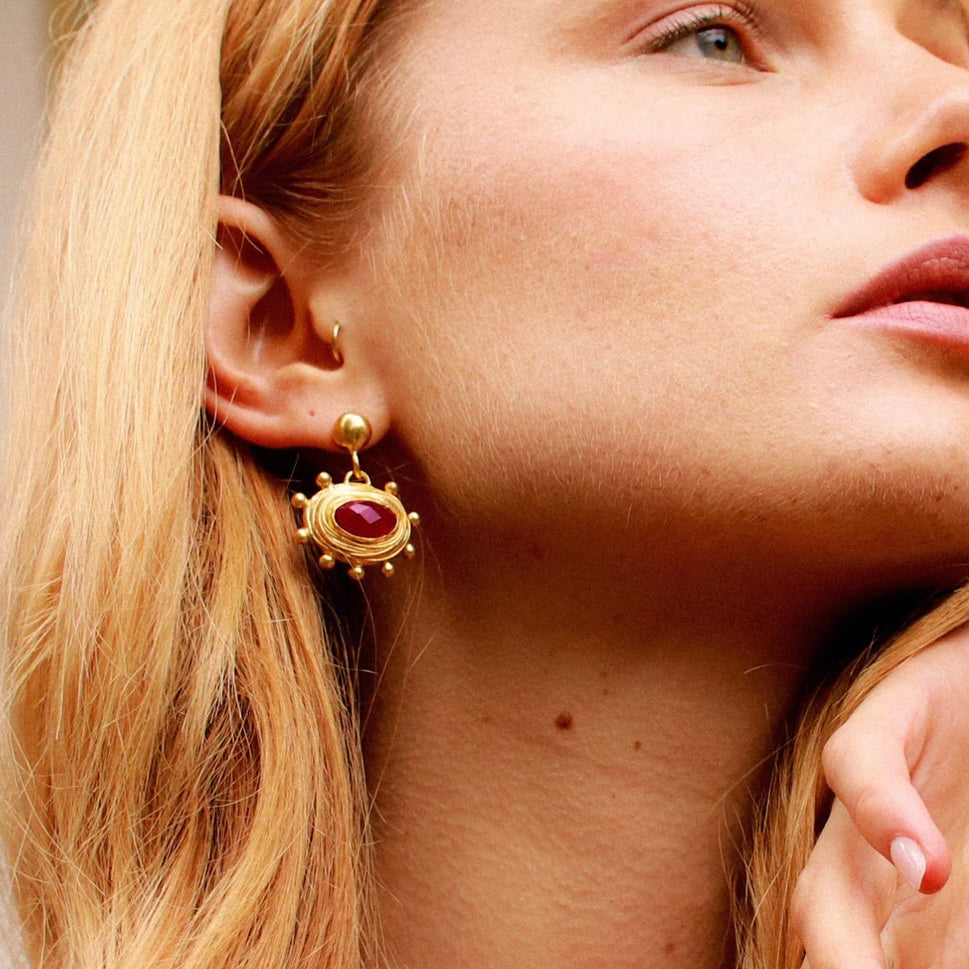 Zand Ruby Earrings