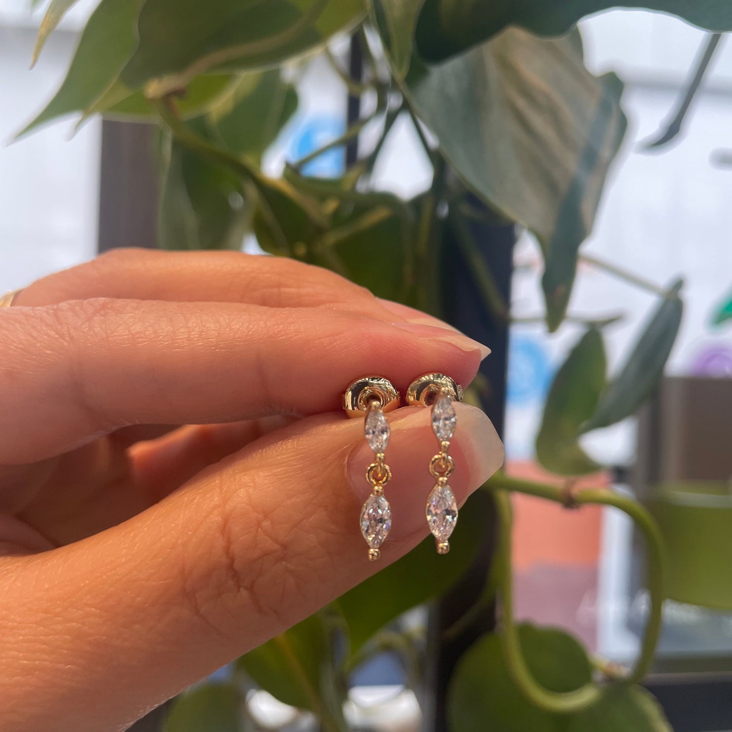 Ayla Mini Drop Earrings