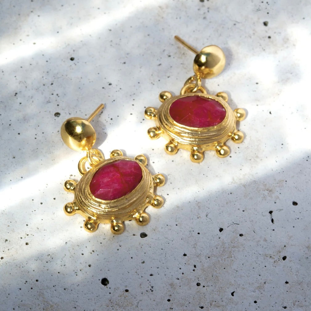 Zand Ruby Earrings