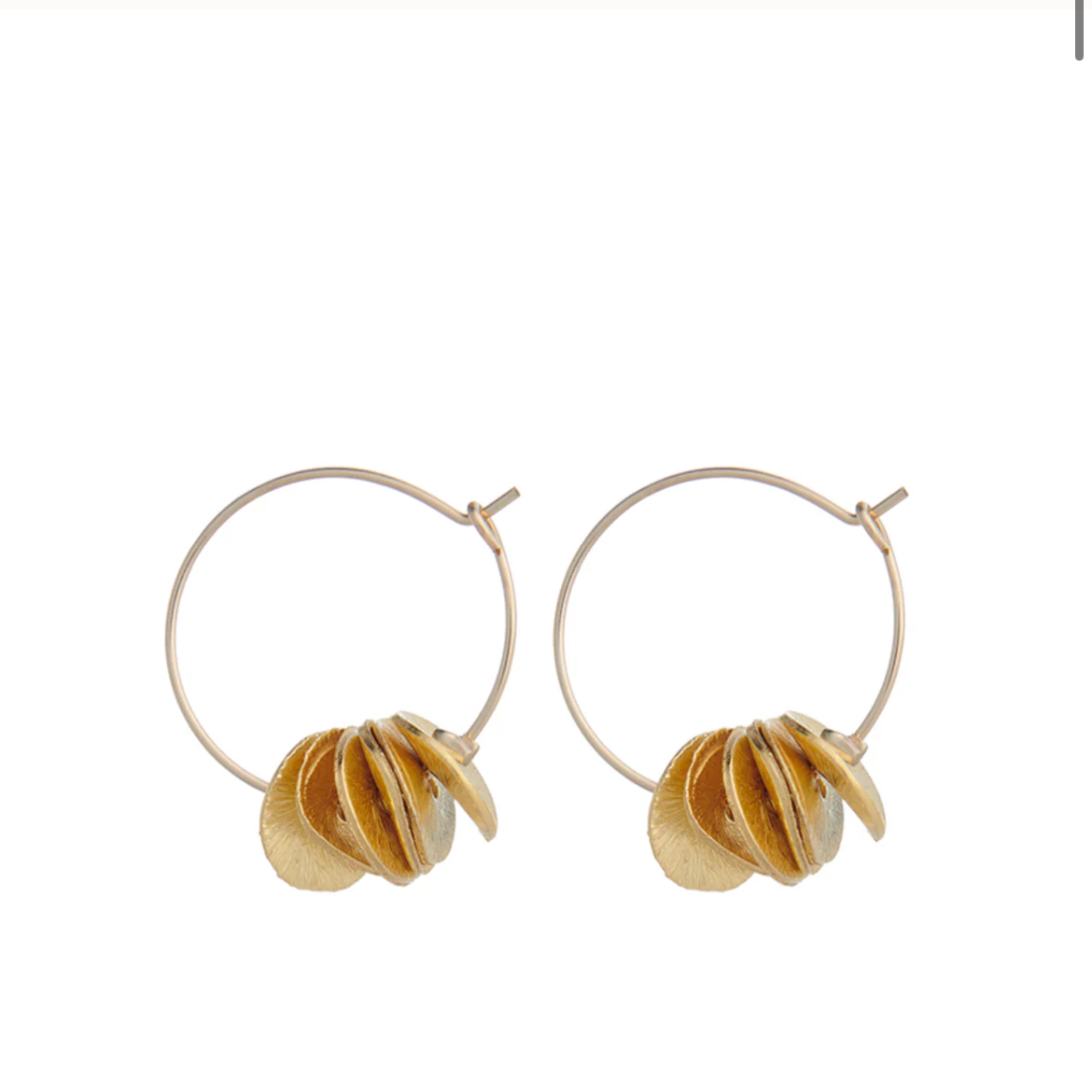 Gold mini Hoops