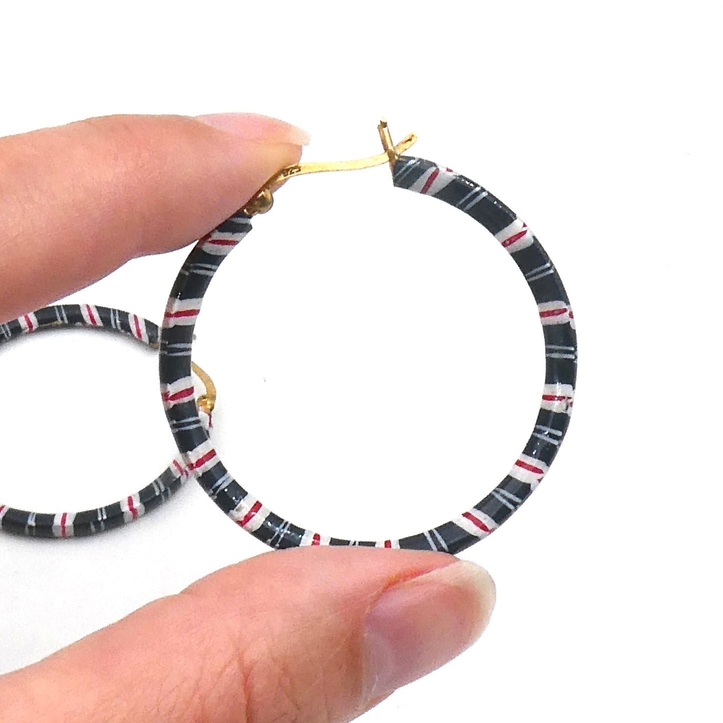 Enamel Hoops Striped Large