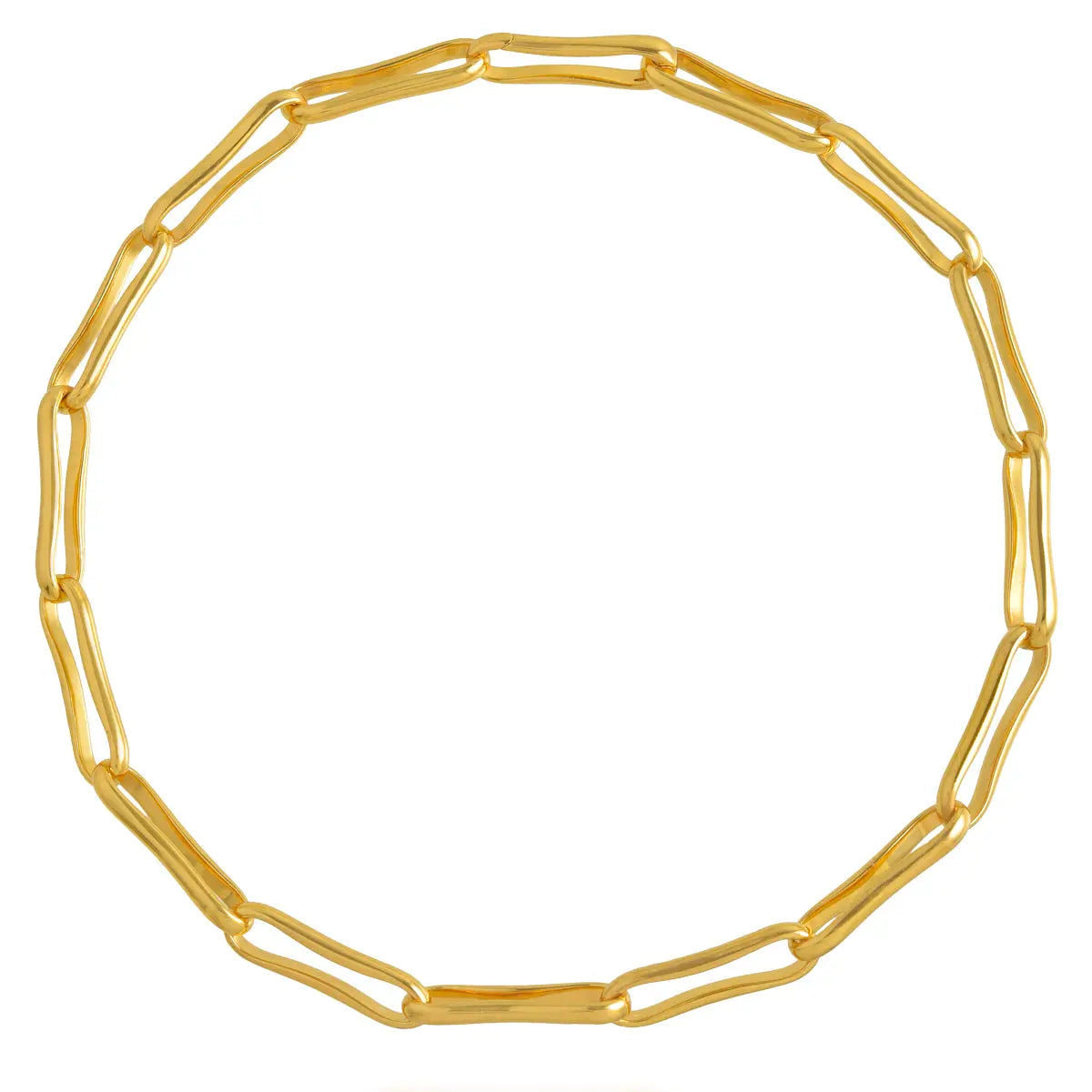 Chunky Link Necklace Gold