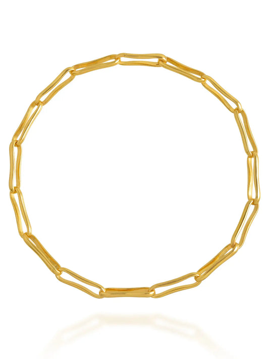Chunky Link Necklace Gold