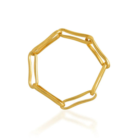 Chunky Link Bracelet Gold