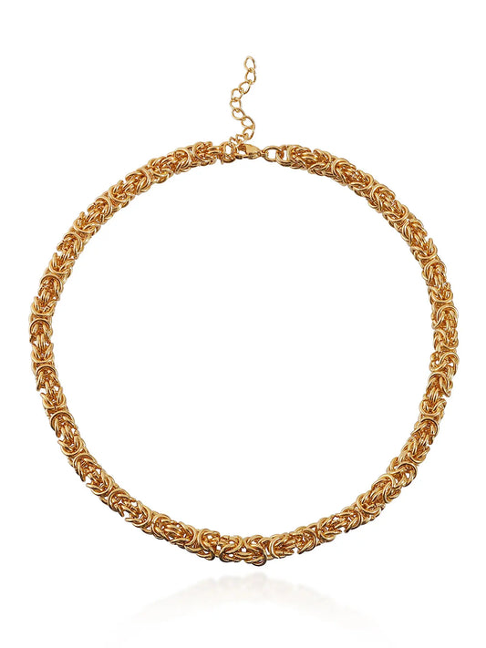 Cinque statement Necklace Gold