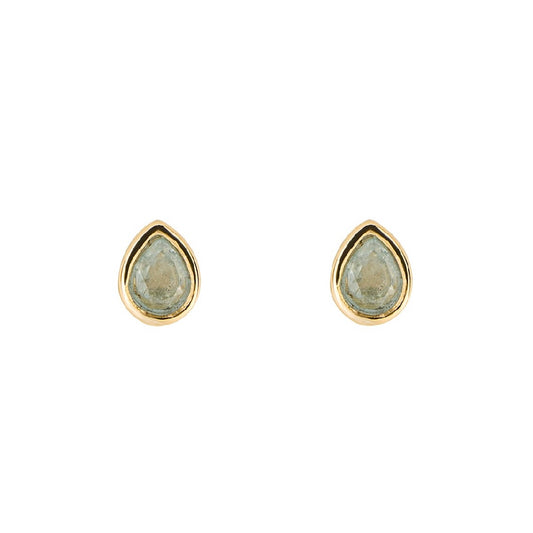 Aquamarine Studs