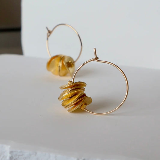 Gold mini Hoops