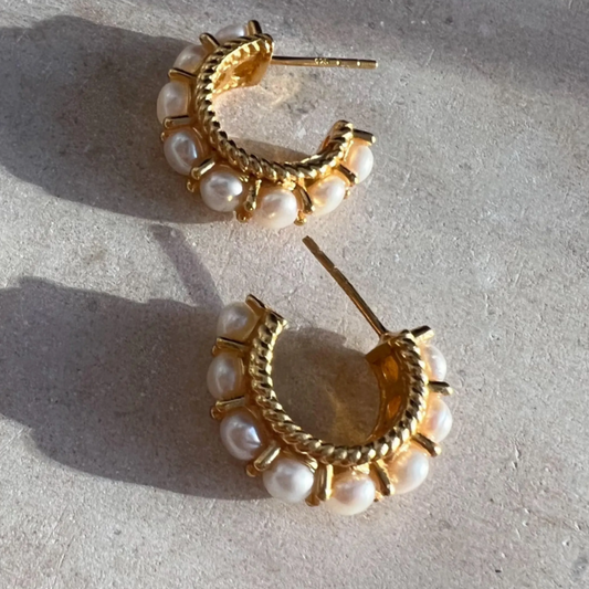 Rosalia Earrings Pearl