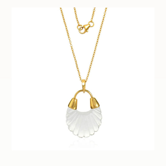 Etienne Necklace in clear.