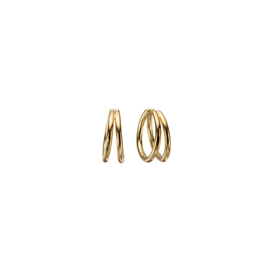 Twin Hoop Earrings