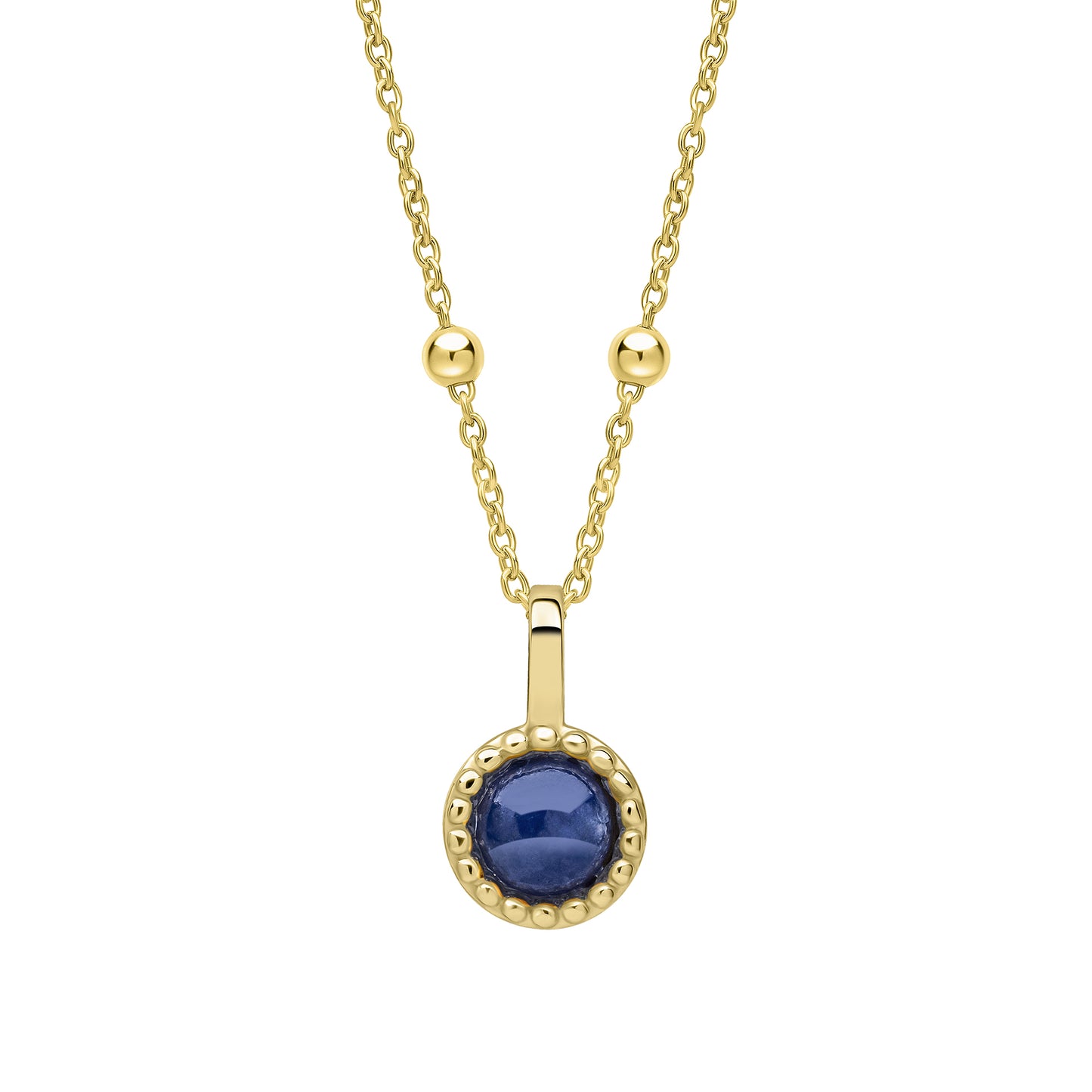 Blue agate for a September Birthday