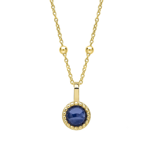 Blue agate for a September Birthday