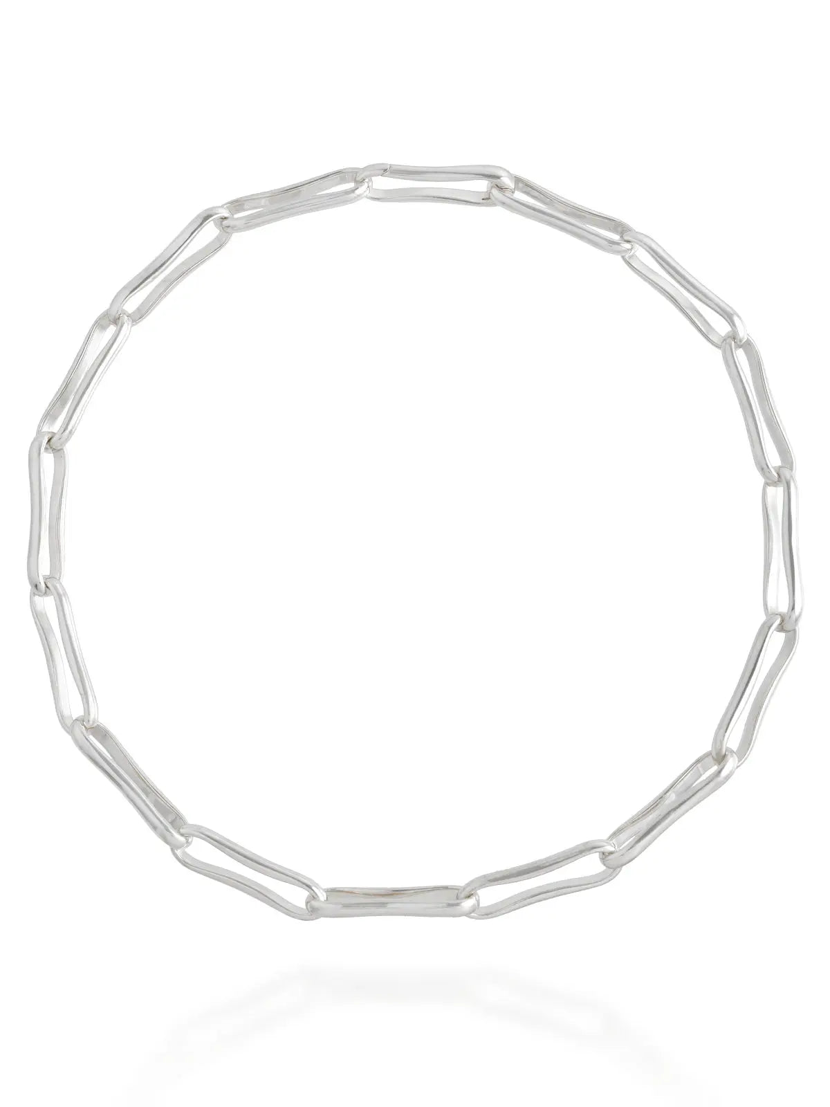 Chunky Link Necklace Silver