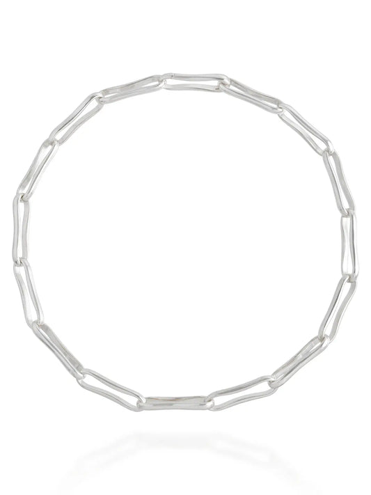 Chunky Link Necklace Silver