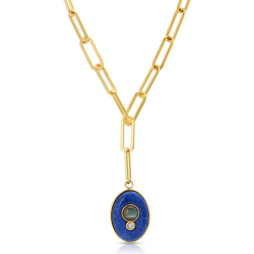 Edendale Necklace with Lapis Lazuli & Labradorite - Collected