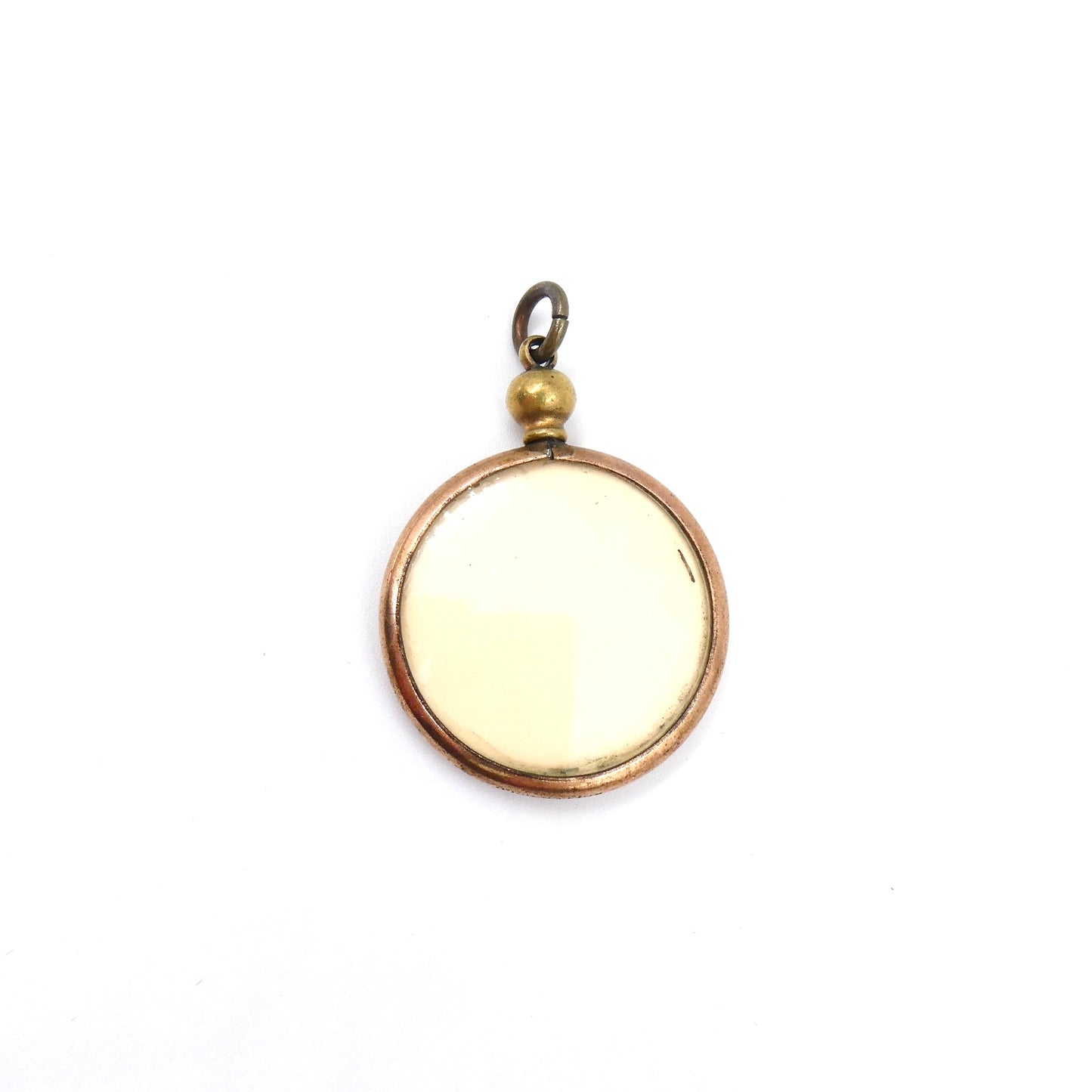 Vintage 9kt gold pendant for two photographs, vintage photo frame necklace, ideal vintage memory gift.