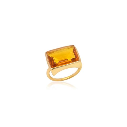 Lenny Ring in Citrine. - Collected