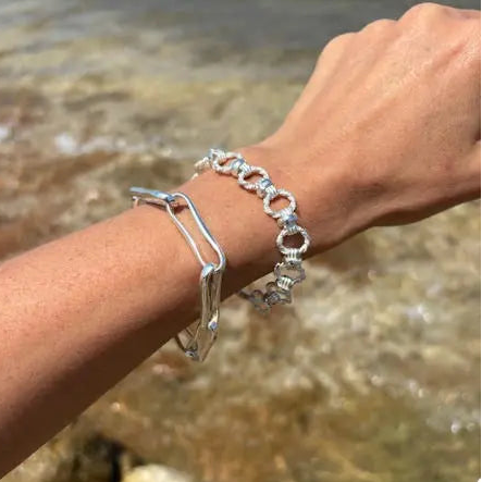 Chunky Link Bracelet Silver
