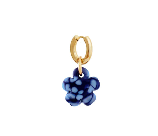 Blue Clover Earrings