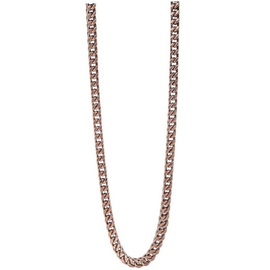 Coffee plated stainless steel chevron chain - Collected
