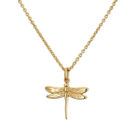Gold plated Dragonfly Necklace by Mary K - Collected